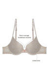 Zivame All That Lace Push Up Wired Low Coverage Bra-Ivory — thumbnail 5
