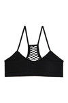 Zivame Made To Layer Double Layered Pretty Back Bralette- Black — thumbnail 6