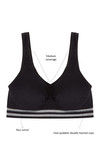 Zivame Made To Layer Double Layered Non Wired Medium Coverage Bralette -Black — thumbnail 6