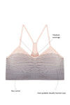Zivame Made To Layer Double Layered Non Wired Medium Coverage Bralette -Peach — thumbnail 5