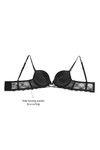 Zivame All That Lace Push Up Wired Low Coverage Bra-Black — thumbnail 8