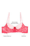 Zivame Cuppa Contrast Push Up Wired Low Coverage Bra-Pink — thumbnail 6