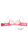 Zivame Cuppa Contrast Push Up Wired Low Coverage Bra-Pink — thumbnail 8