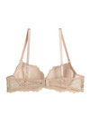 Zivame All That Lace Explosive Pushup Mutliway Demi Bra- Beige — thumbnail 7