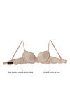 Zivame All That Lace Explosive Pushup Mutliway Demi Bra- Beige — thumbnail 8