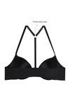 Zivame Laser Wings Padded Wired Low Coverage T-Shirt Bra-Black — thumbnail 6