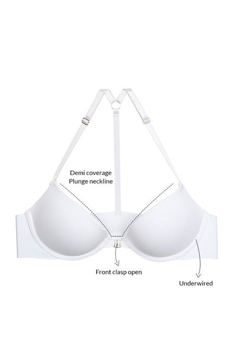 Zivame Laser Wings Gentle Lift T-shirt Bra- White — image 5