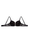 Zivame All That Lace Gentle Lift Plunge Bra- Black — thumbnail 7
