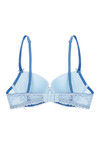 Zivame All That Lace Padded Wired Low Coverage Bra-Blue — thumbnail 6