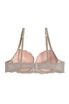 Zivame Cuppa Contrast Push Up Wired Low Coverage Bra-Beige — thumbnail 6