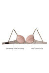 Zivame Cuppa Contrast Push Up Wired Low Coverage Bra-Beige — thumbnail 7
