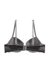 Zivame All That Lace Padded Wired Low Coverage Bra-Grey — thumbnail 6