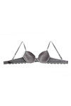 Zivame All That Lace Padded Wired Low Coverage Bra-Grey — thumbnail 7
