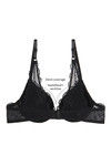 Zivame All That Lace Padded Wired Low Coverage Pretty Back Bra-Black — thumbnail 6