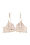 Zivame Wear Me Everyday Push Up Wired Low Coverage T-Shirt Bra-Beige — thumbnail 7