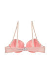 Zivame Summer Bounty Padded Wired Low Coverage T-Shirt Bra-Coral — thumbnail 6