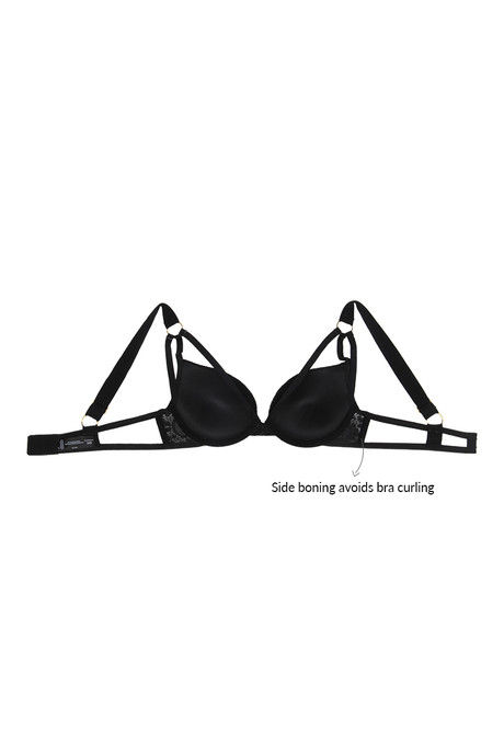 Zivame Summer Bounty Padded Wired Low Coverage Cage Bra-Black — image 6