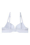 Zivame Laser Wings Push Up Wired Low Coverage Bra-White — thumbnail 6