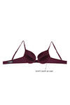 Zivame Luxe Lace Push Up Wired Medium Coverage Bra-Purple — thumbnail 7