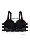 Zivame All That Lace Longline Black Bra — thumbnail 5
