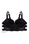 Zivame All That Lace Longline Black Bra — thumbnail 6