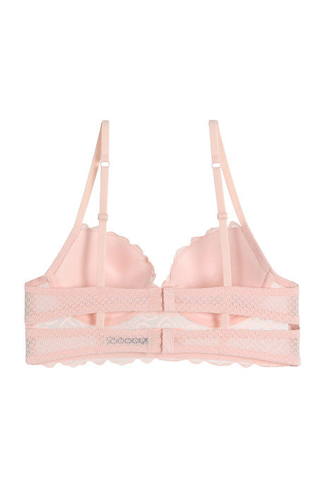 Zivame All That Lace Push Up Wired Low Coverage Bra-Peach — image 7