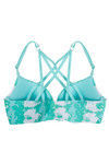 Zivame Watch Your Back Laser Wings Smooth Moderate Pushup Bra- Turquoise — thumbnail 7