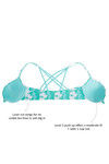 Zivame Watch Your Back Laser Wings Smooth Moderate Pushup Bra- Turquoise — thumbnail 8