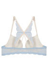 Zivame Pretty Back Push Up Wired Low Coverage T-Shirt Bra-Ivory — thumbnail 6