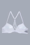 Zivame Aztec Push Up Wired Low Coverage Bra-White — thumbnail 7