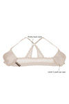 Zivame Pretty Back Push Up Wired Low Coverage T-Shirt Bra-Beige — thumbnail 7
