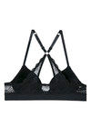 Zivame Pretty Back Push Up Wired Low Coverage T-Shirt Bra-Black — thumbnail 6