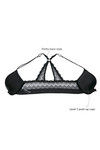 Zivame Pretty Back Push Up Wired Low Coverage T-Shirt Bra-Black — thumbnail 7