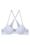 Zivame Pretty Back Push Up Wired Low Coverage T-Shirt Bra-White — thumbnail 6