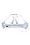 Zivame Pretty Back Push Up Wired Low Coverage T-Shirt Bra-White — thumbnail 7