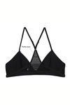 Zivame Double Layered Non Wired Low Coverage Bralette -Black — thumbnail 8