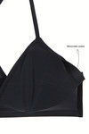 Zivame Double Layered Non Wired Low Coverage Bralette -Black — thumbnail 9