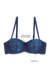 Zivame Cuppa Contrast Push Up Wired Low Coverage Bra-Navy — thumbnail 10