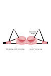 Zivame All That Lace Push Up Wired Low Coverage Strapless Bra-Pink — thumbnail 8