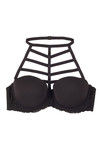 Zivame High Neck Cage Strapless Gentle Smooth Push Up Bra-Black — thumbnail 9