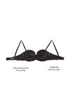 Zivame High Neck Cage Strapless Gentle Smooth Push Up Bra-Black — thumbnail 12