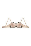 Zivame Embroidered Padded Balconette Bra- Skin — thumbnail 9