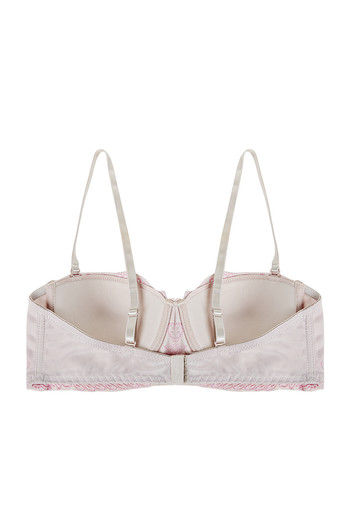 Buy Zivame Embroidered Padded Balconette Bra- Pink at Rs.647 online ...
