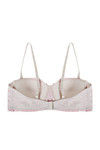 Zivame Embroidered Padded Balconette Bra- Pink — thumbnail 7