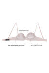 Zivame All That Lace Push Up Wired Low Coverage Strapless Bra-Beige — thumbnail 10