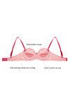 Zivame All That Lace Push Up Wired Low Coverage Strapless Bra-Pink — thumbnail 10