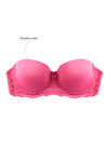 Zivame Gentle Smooth Pushup Strapless Bra- Pink — thumbnail 7