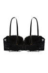 Zivame All That Lace Push Up Wired Low Coverage Strapless Bra-Black — thumbnail 8