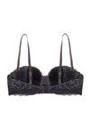 Zivame All That Lace Push Up Wired Low Coverage Strapless Bra-Grey — thumbnail 9