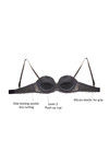 Zivame All That Lace Push Up Wired Low Coverage Strapless Bra-Grey — thumbnail 10